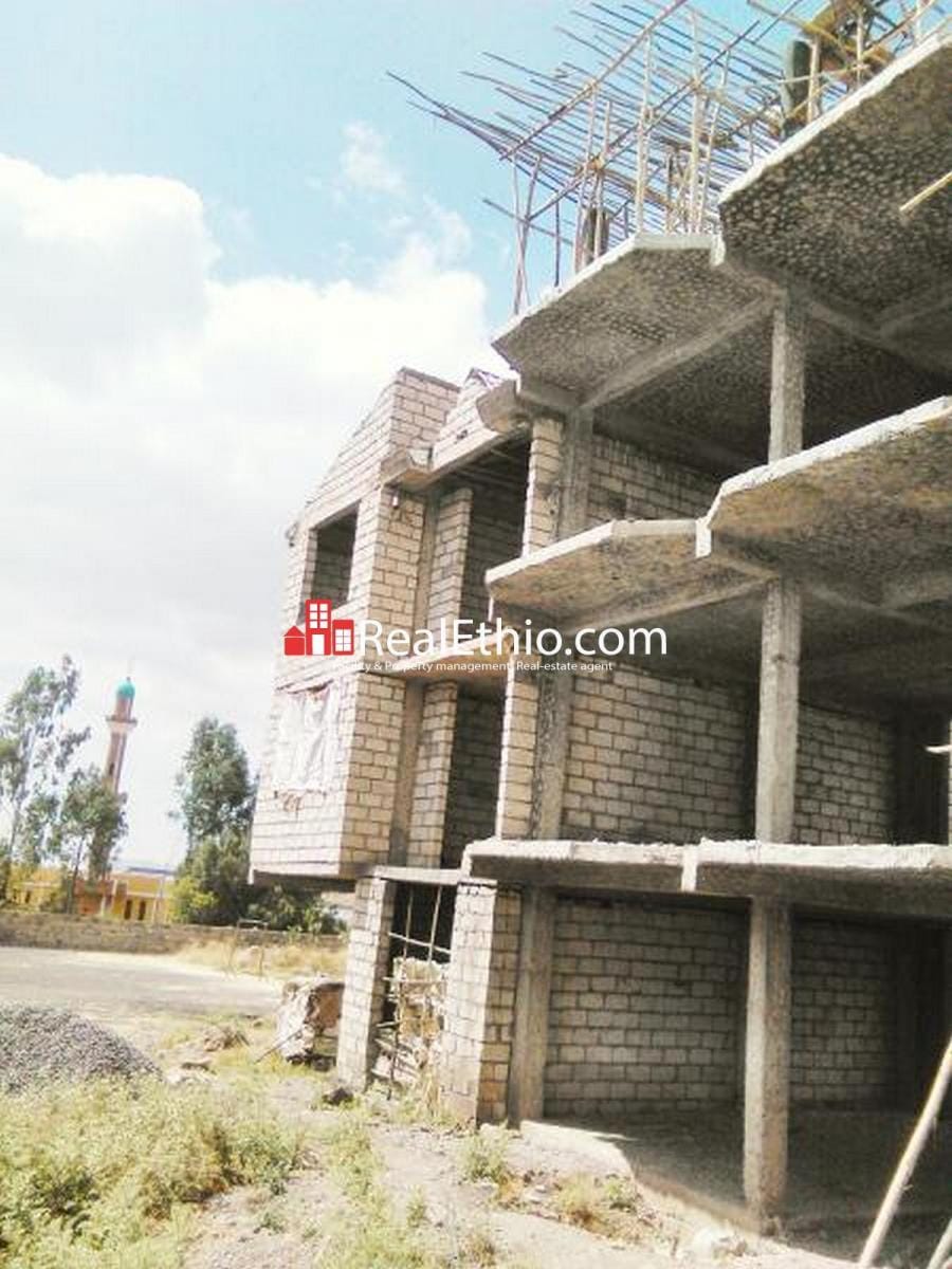 House for sale, Akaki Tulu Dimtu condo site, 72 meter square, Ethiopia