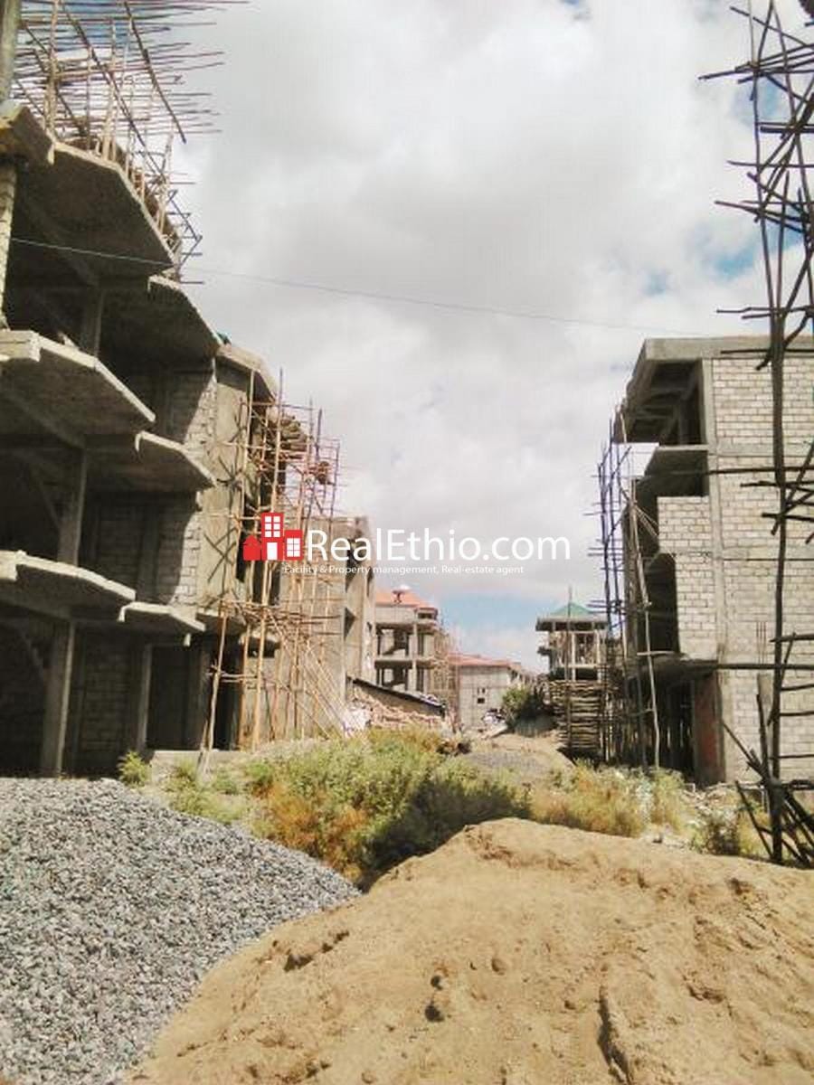 House for sale, Akaki Tulu Dimtu condo site, 72 meter square, Ethiopia. Real Ethio