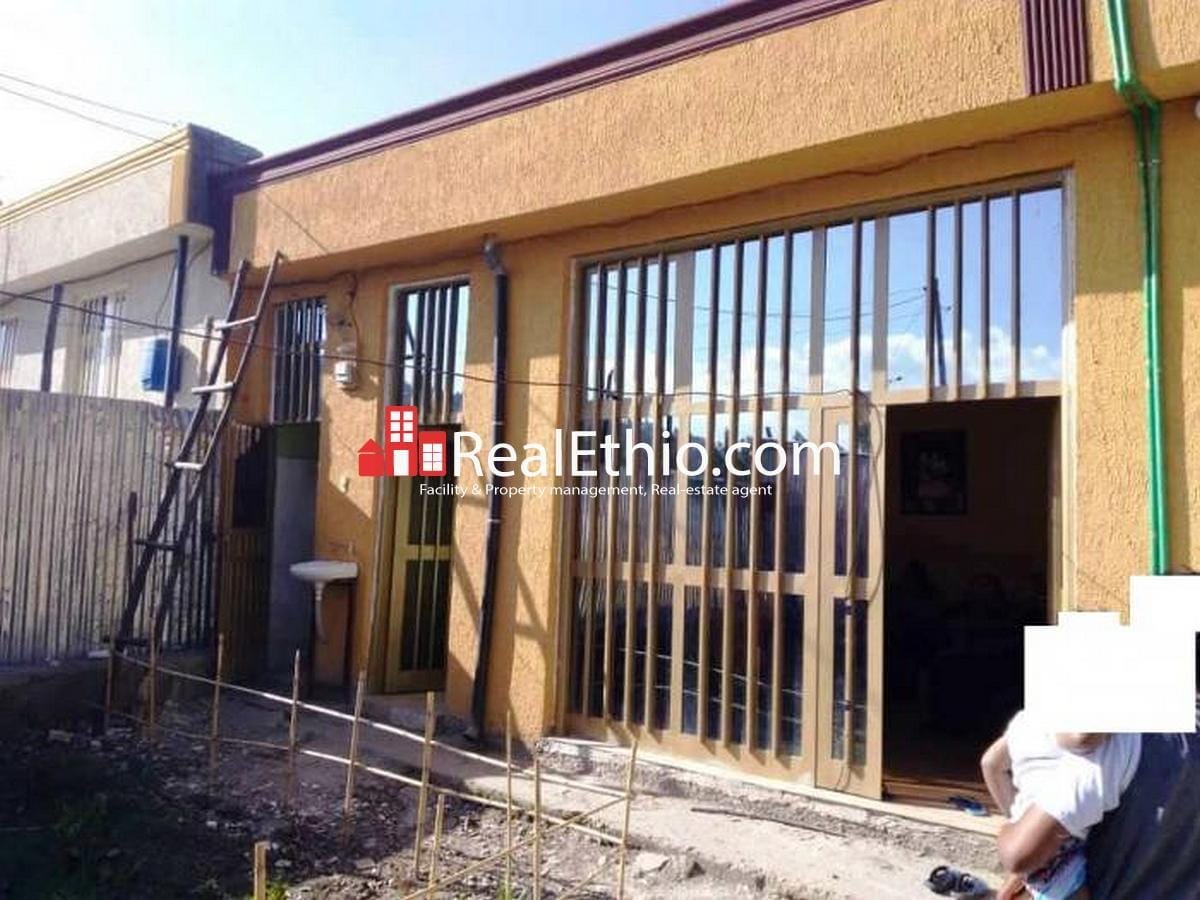 Lebu, two bedrooms, house for sale, Addis Ababa. Real Ethio