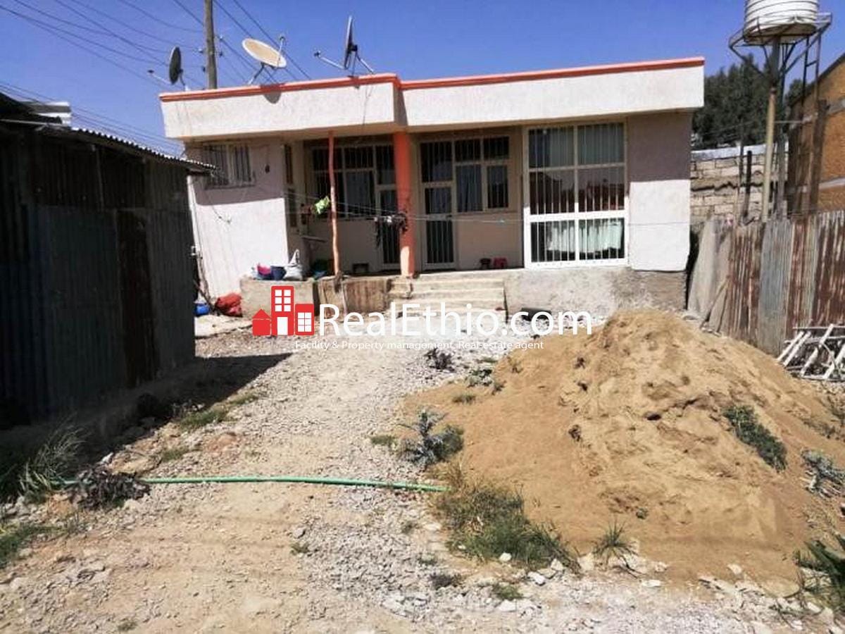 Alem Bank, two bedrooms, house for sale, Addis Ababa. Real Ethio