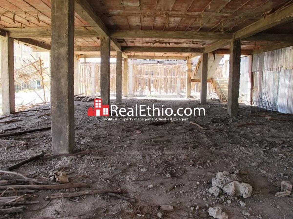Apartment for sale, Lebu Haile garment, 116 meter square, 3 bed room, unfinished, Addis Ababa