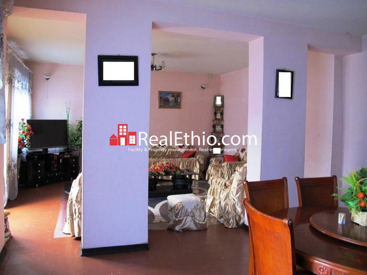 Four bed room ground plus one house on 260 meter square plot of land for sale at Kotebe, Addis