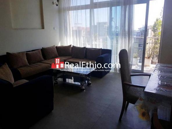 Lafto, furnished two bedrooms apartment for rent, Addis Ababa