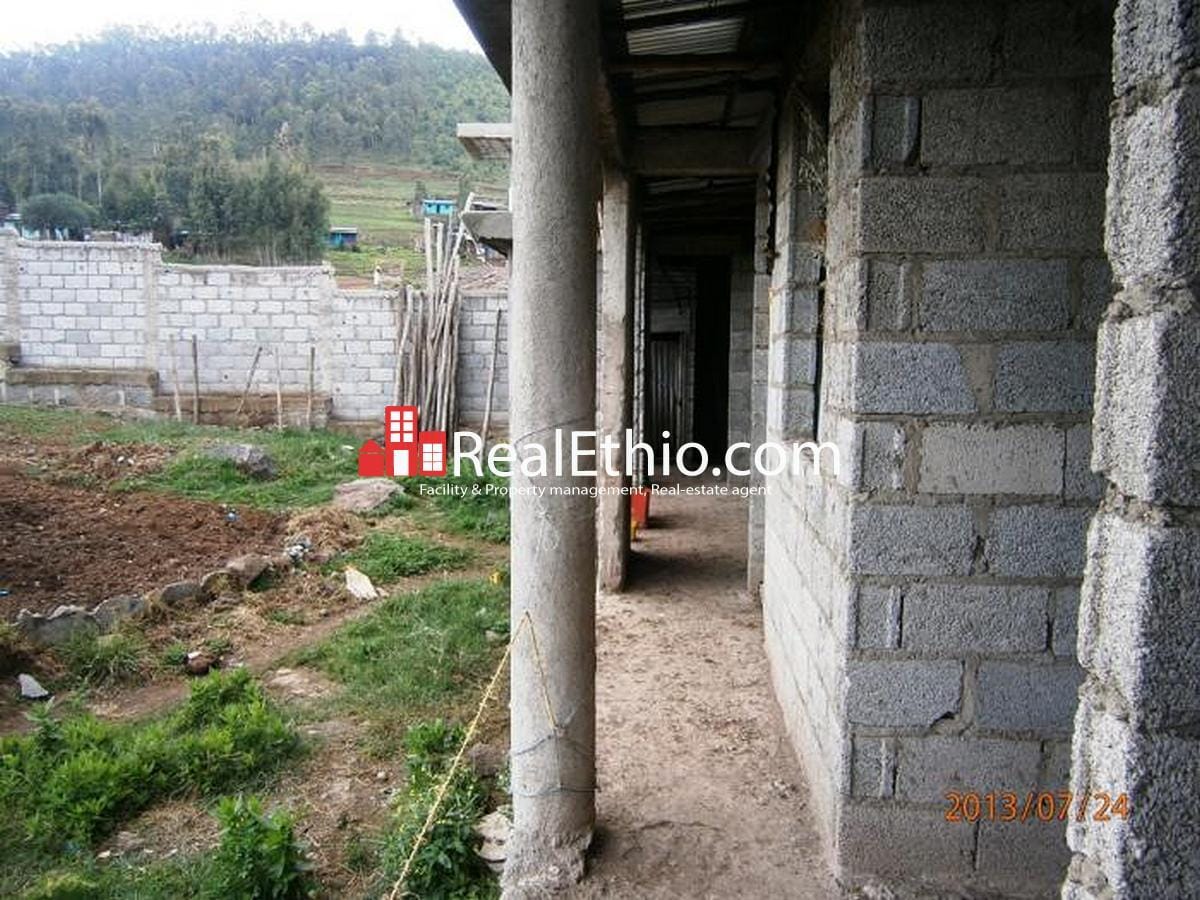 House for sale Service quarter on 400 meter square plot of land for sale at Akaki Gelan