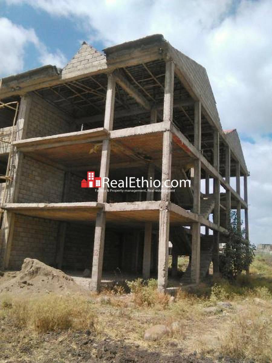 House for sale House for sale, Akaki Tulu Dimtu condo site, 94 meter square, 6 bed room