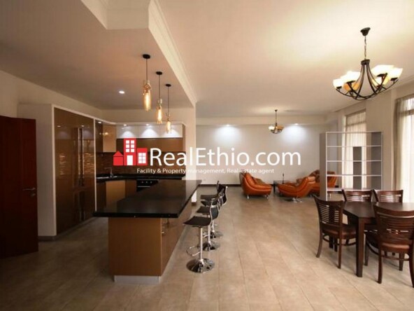 Urael, 3 bedrooms apartment for rent, Addis Ababa.