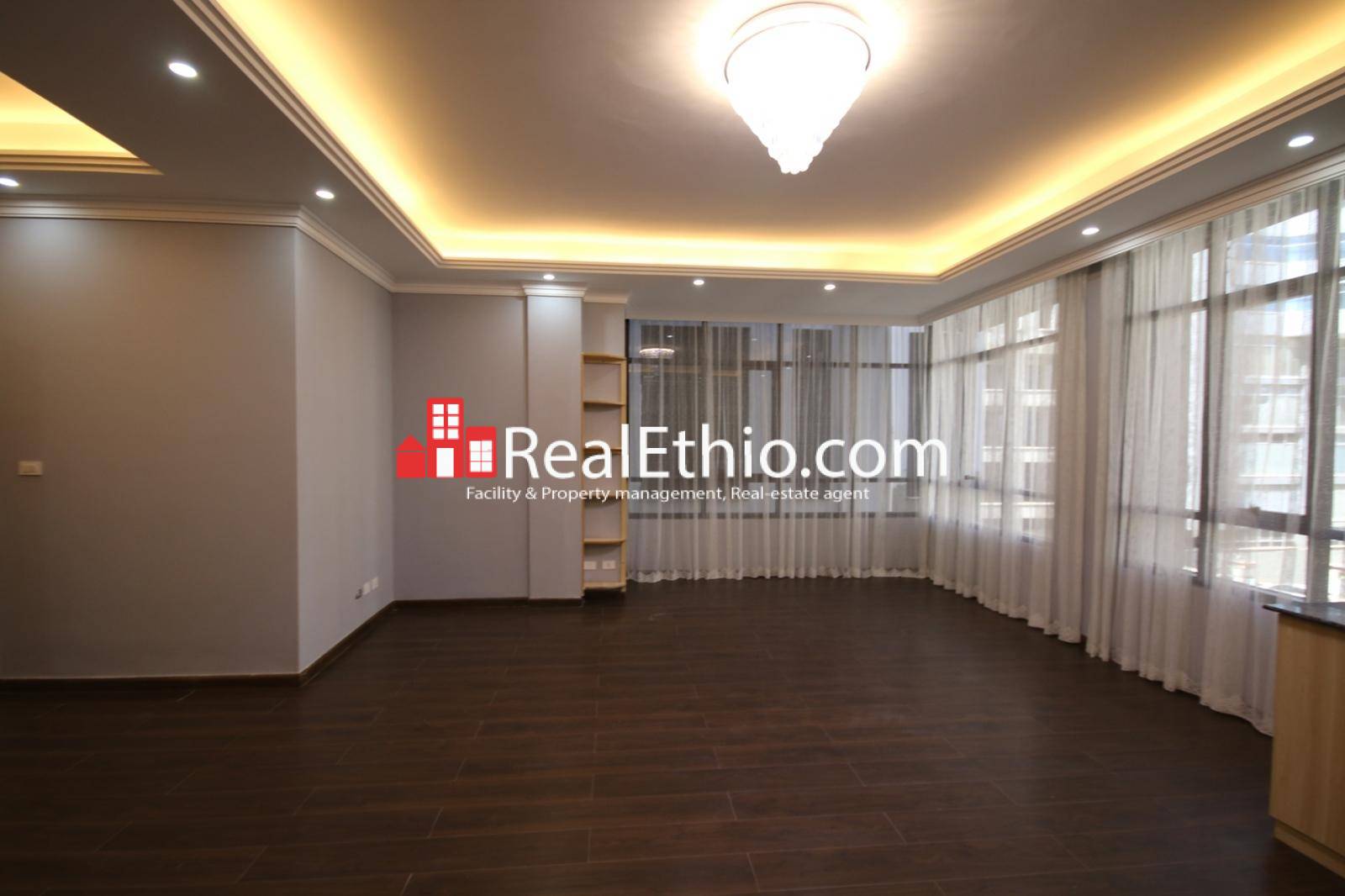 Kazanchis, two bedrooms apartment for rent, Addis Ababa. Real Ethio