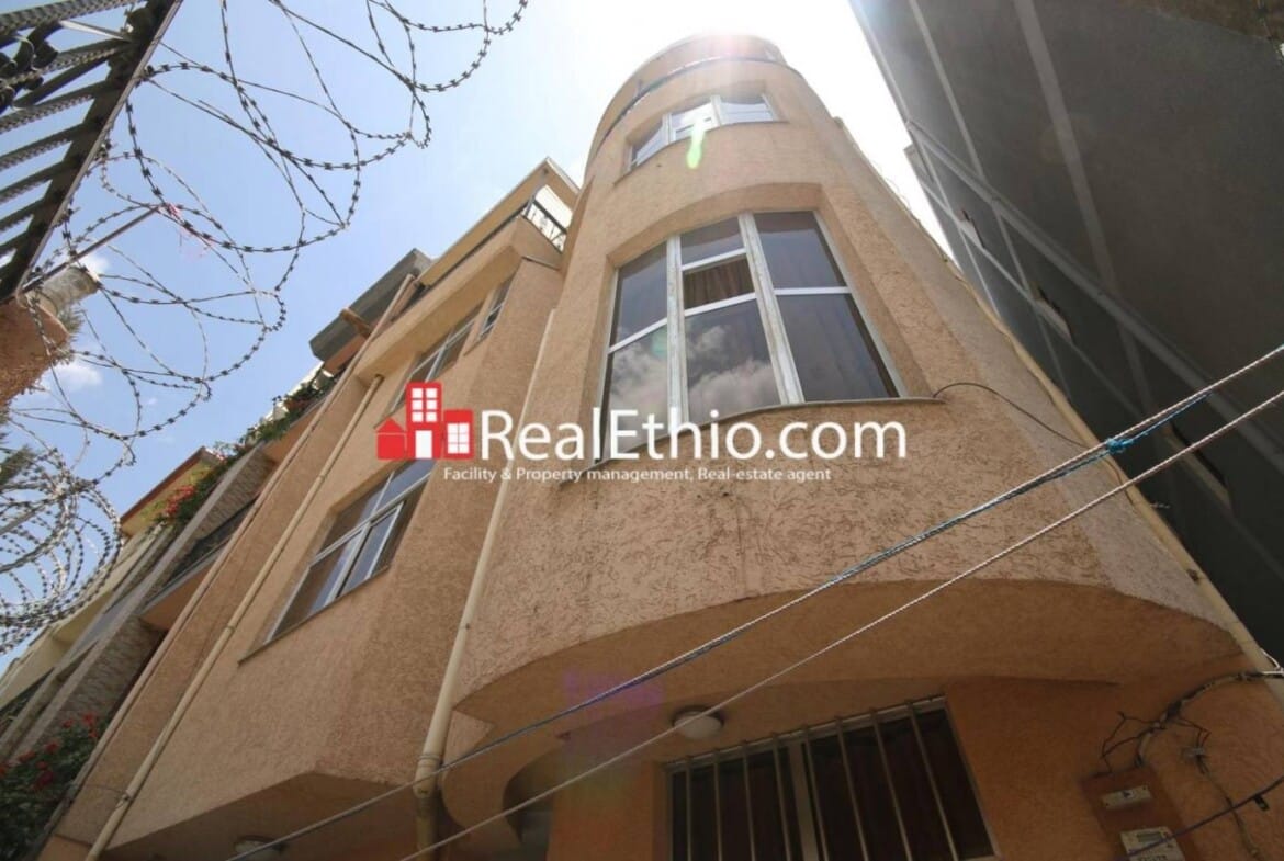 Lebu Haile Garment, G+3 houses for sale, Addis Ababa. Real Ethio