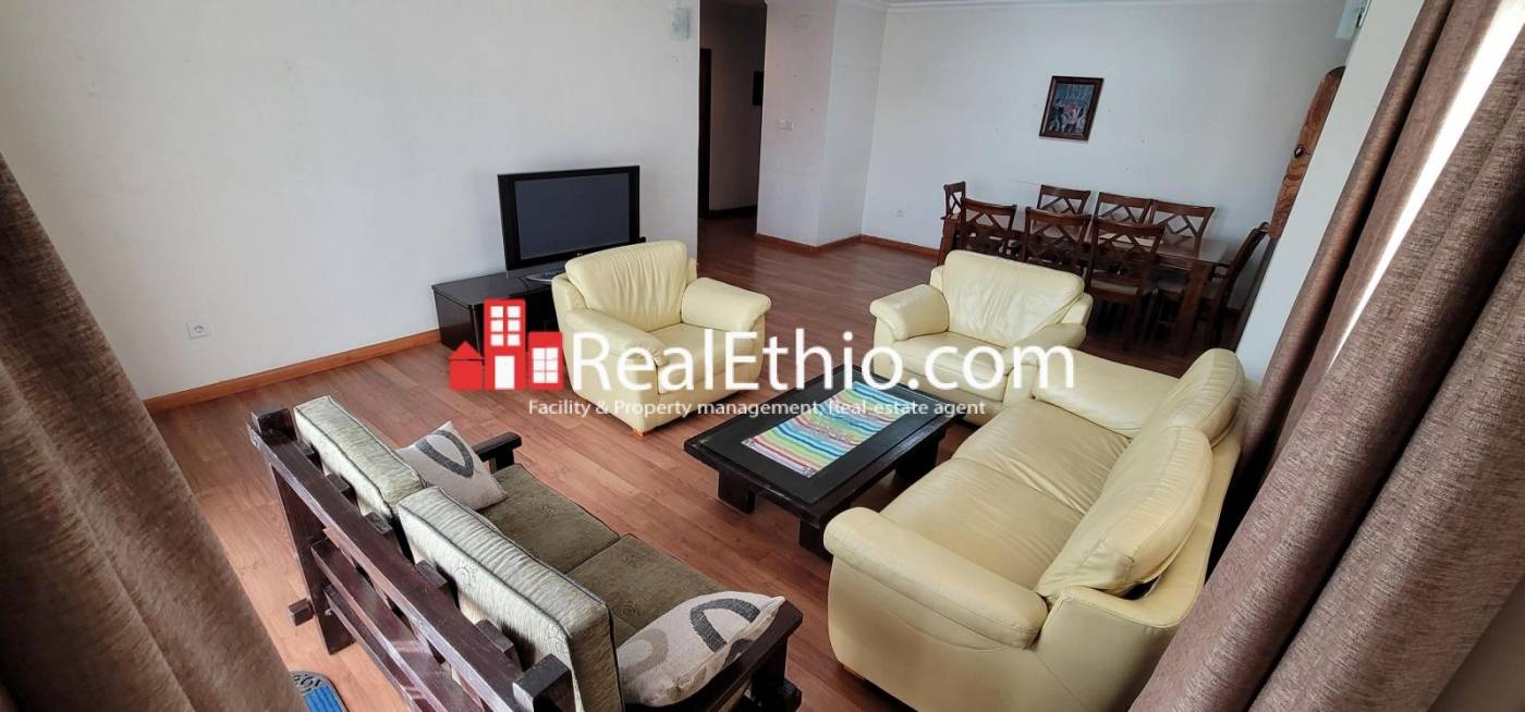 Kazanchis, 2 bedrooms furnished apartment for rent, Addis Ababa. Real