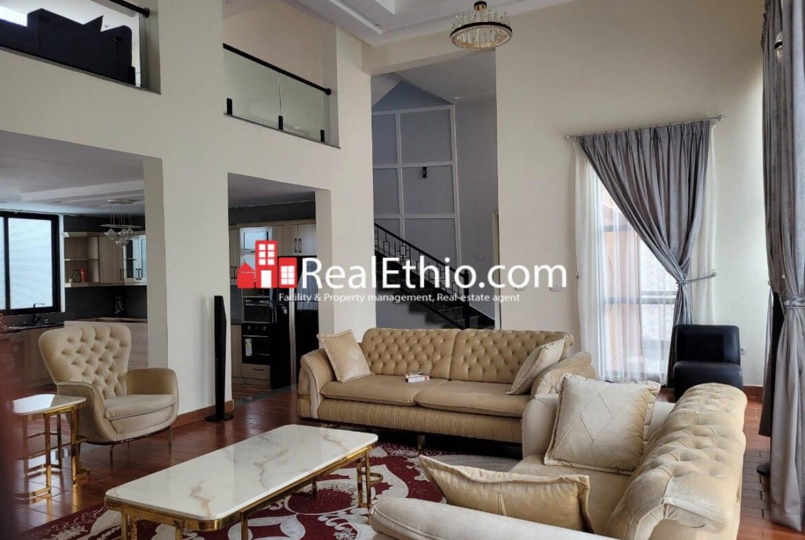 CMC Michael, G+3 Seven Bedrooms House for Rent, Addis Ababa. Real Ethio