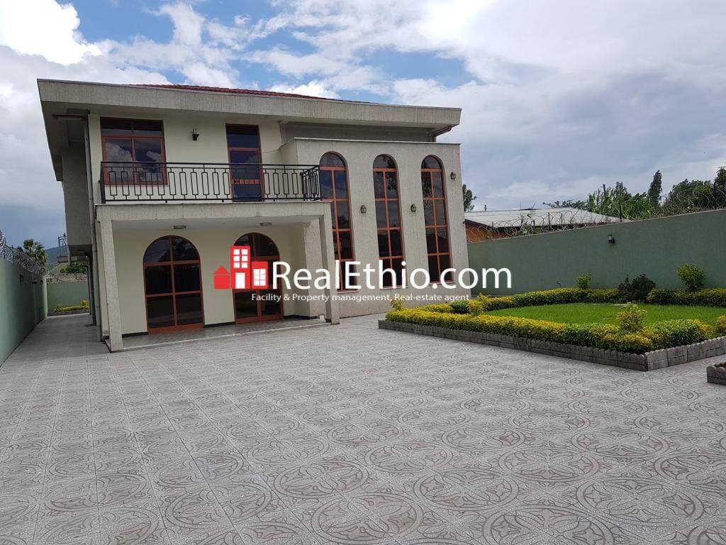 Bishoftu, 6 bedrooms G+1 house for Rent, Oromia, Ethiopia. Real Ethio