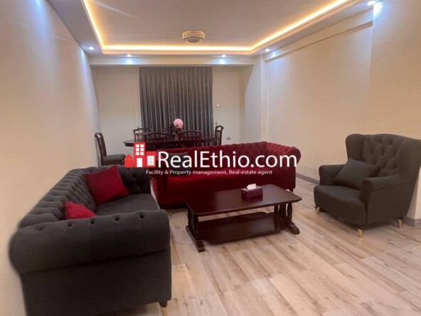 Meskel Flower or Lancha, Furnished Three Bedroom Apartment for Rent, Addis Ababa.