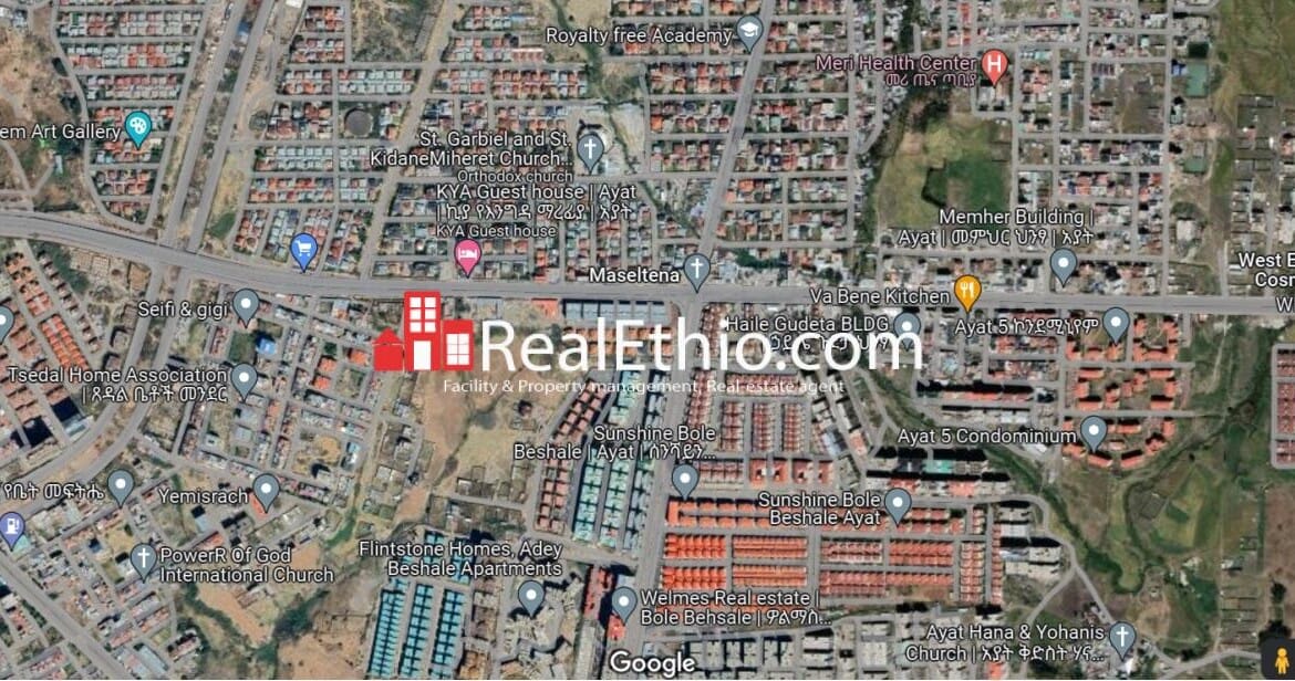 House or Land for Sale, Ayat Beshale, Addis Ababa. Real Ethio