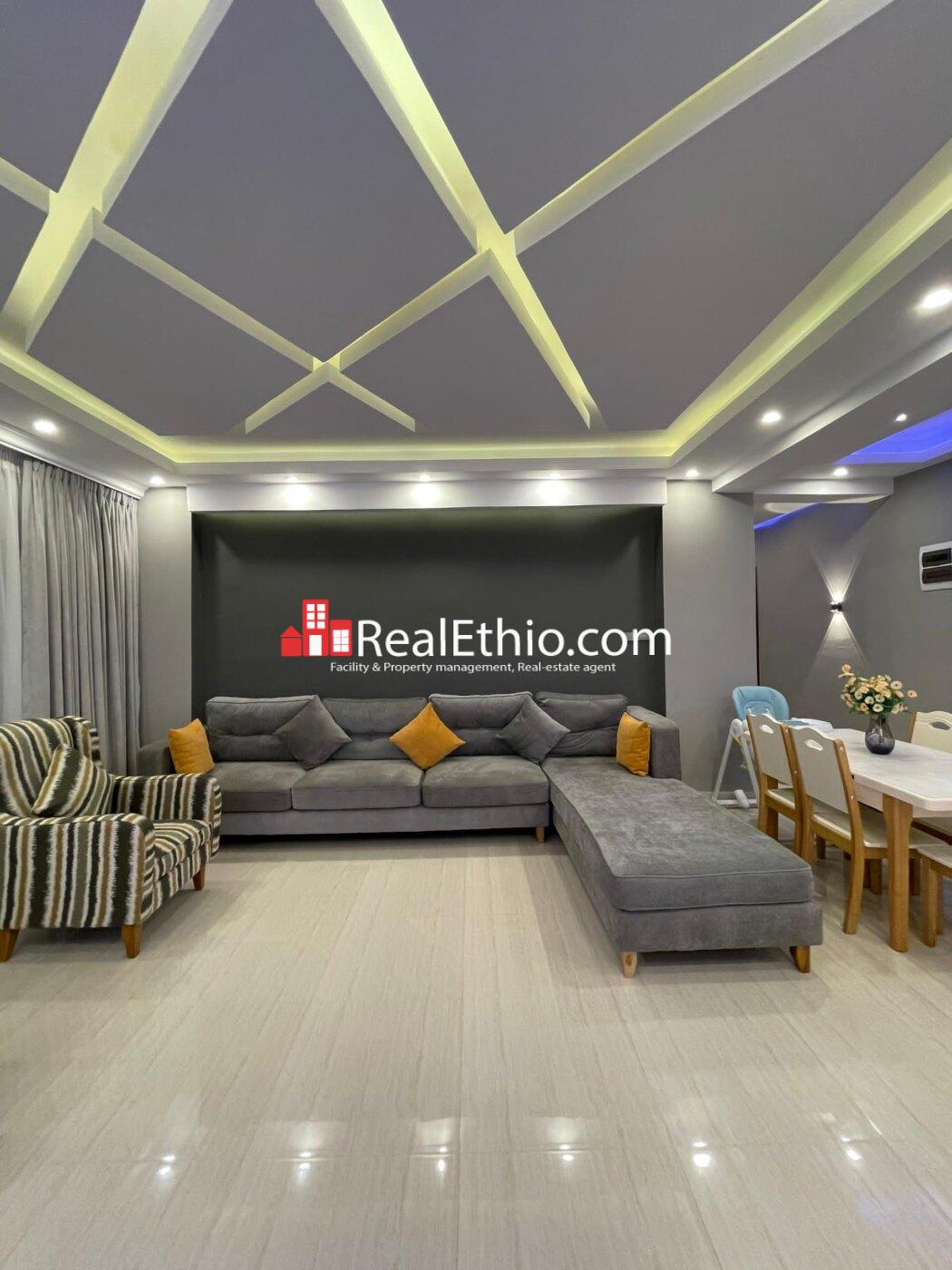 Fully Furnished Three bedrooms Apartment for Rent, CMC Figa, Addis