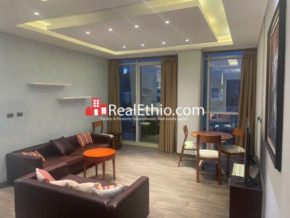 Furnished Two bedrooms Apartment for Rent, Bole, Addis Ababa, Ethiopia.