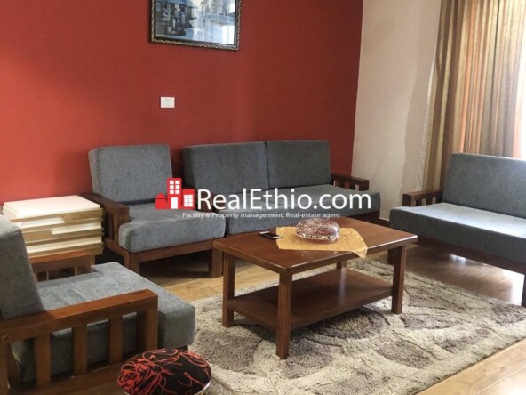 Furnished Three bedroom apartment for Rent, Bole Wolo Sefer, Addis Ababa, Ethiopia.